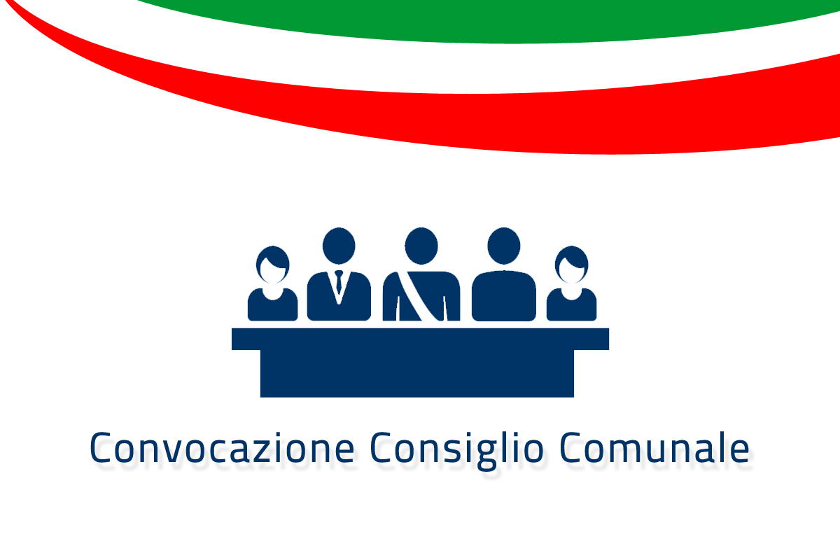 CONVOCAZIONE CONSIGLIO COMUNALE PER MARTEDI' 26 MARZO 2024 ALLE ORE 16:00 - LIVE STREAMING